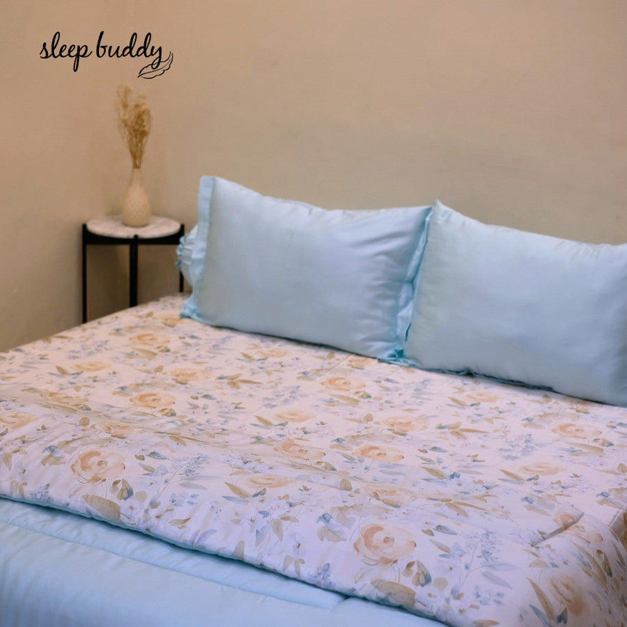 Sleep Buddy Set Sprei Misty Blue Dream Lyocell 100s
