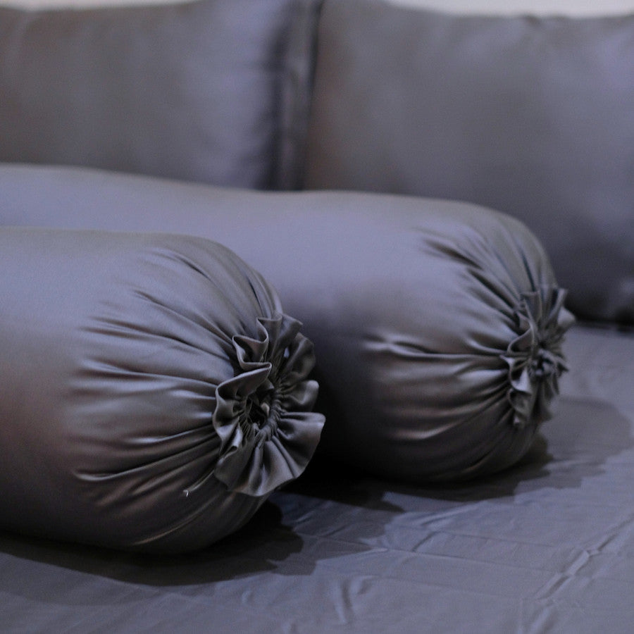 Sleep Buddy Set Sprei Plain Series Dark Grey Lyocell 60s