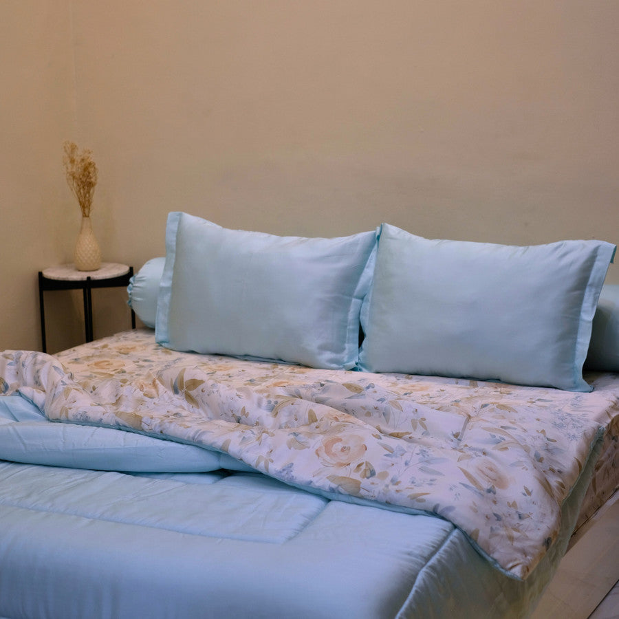 Sleep Buddy Set Sprei Misty Blue Dream Lyocell 100s