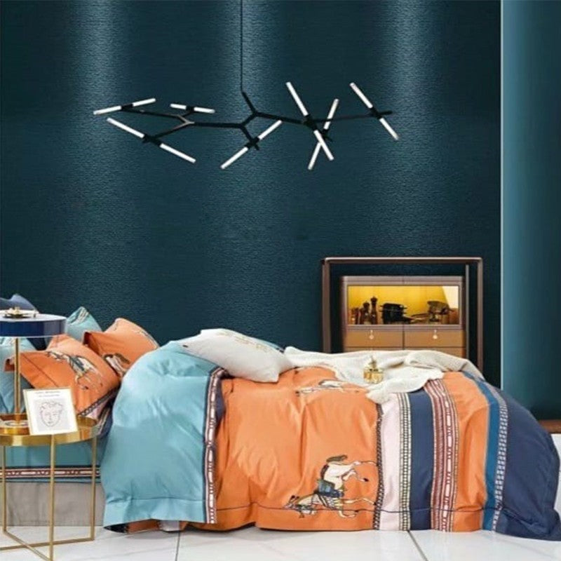 Sleep Buddy Set Sprei Horse Line Cotton Sateen
