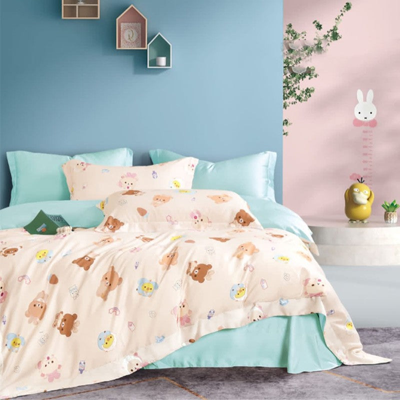 Sleep Buddy Set Sprei Funny Time Cotton Sateen