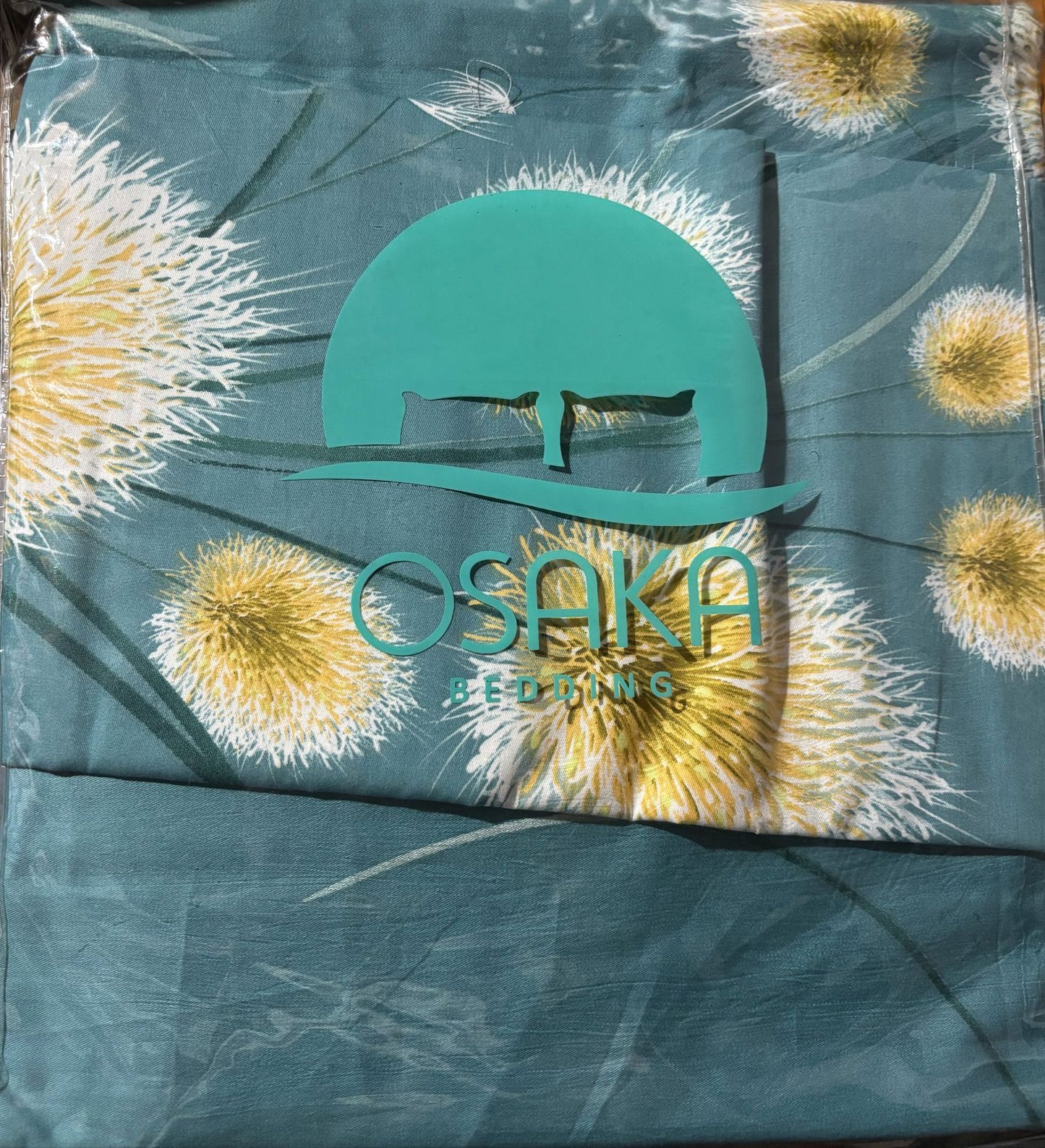 Sleep Buddy Set Sprei Dendelion Green Cotton Sateen