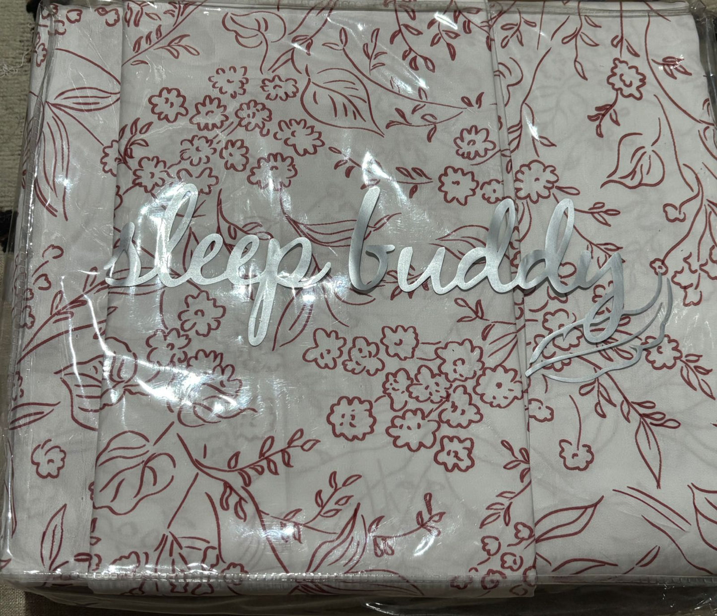 Sleep Buddy Set Sprei Flower Pink Lyocell 60s