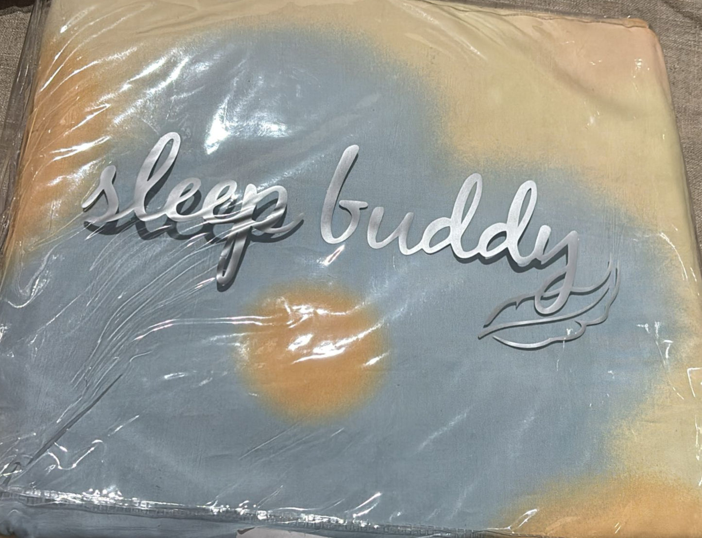 Sleep Buddy Set Sprei Yellow Blue Sunset Cotton Sateen