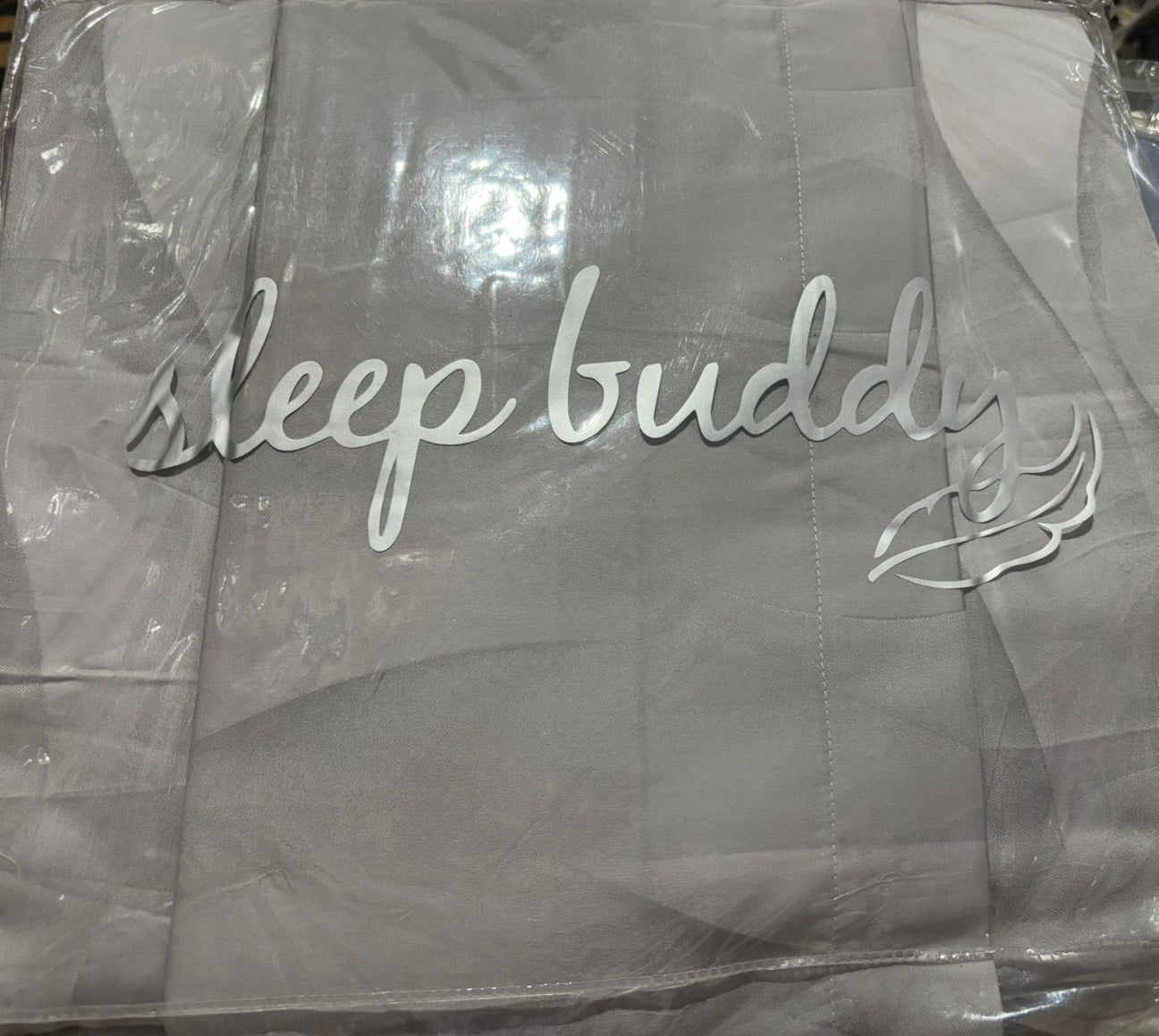 Sleep Buddy Set Sprei Grey Wave Jacquard Lyocell