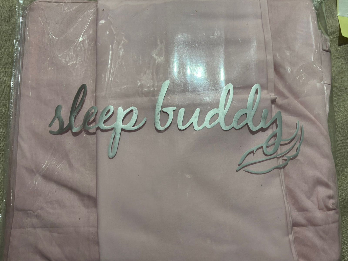 Sleep Buddy Set Sprei Smile Pink Cotton Sateen