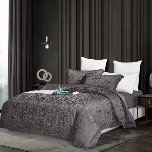 Sleep Buddy Set Sprei Dark Calytaa Jacquard Lyocell