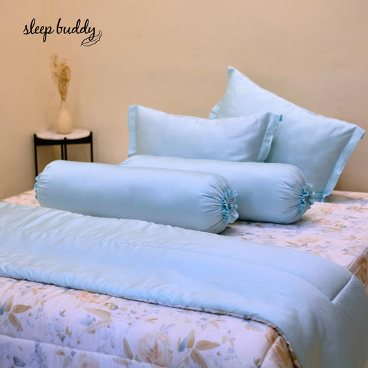 Sleep Buddy Set Sprei Misty Blue Dream Lyocell 100s