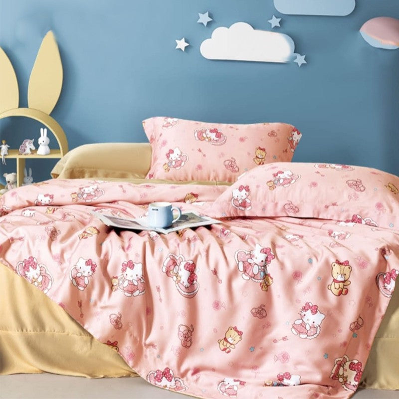 Sleep Buddy Set Sprei Kitty Pink Lyocell 60s