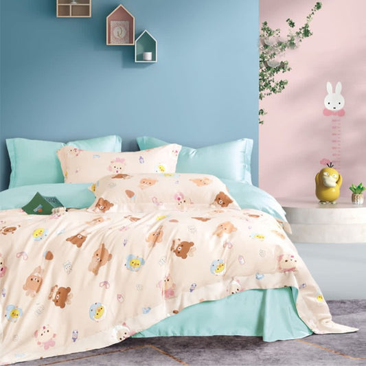 Sleep Buddy Set Sprei Funny Time Cotton Sateen