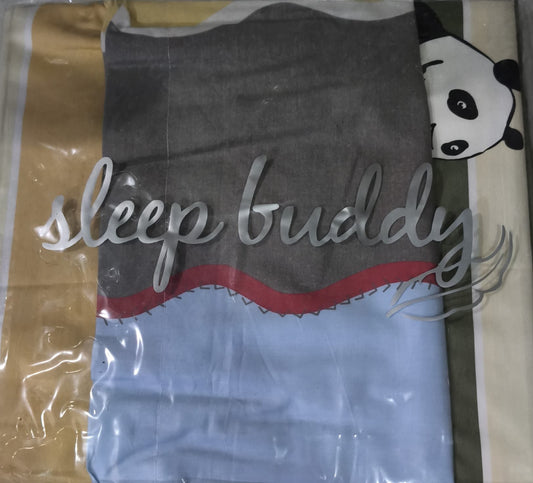Sleep Buddy Set Sprei Funny Panda Cotton Sateen
