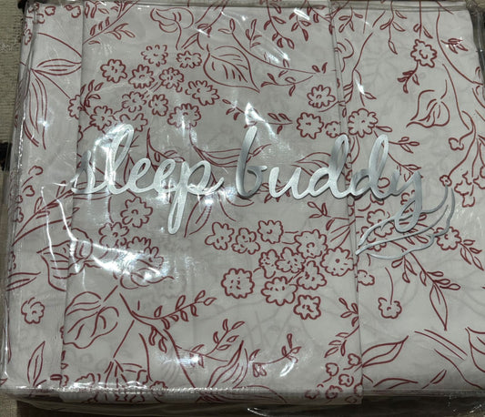 Sleep Buddy Set Sprei Flower Pink Lyocell 60s
