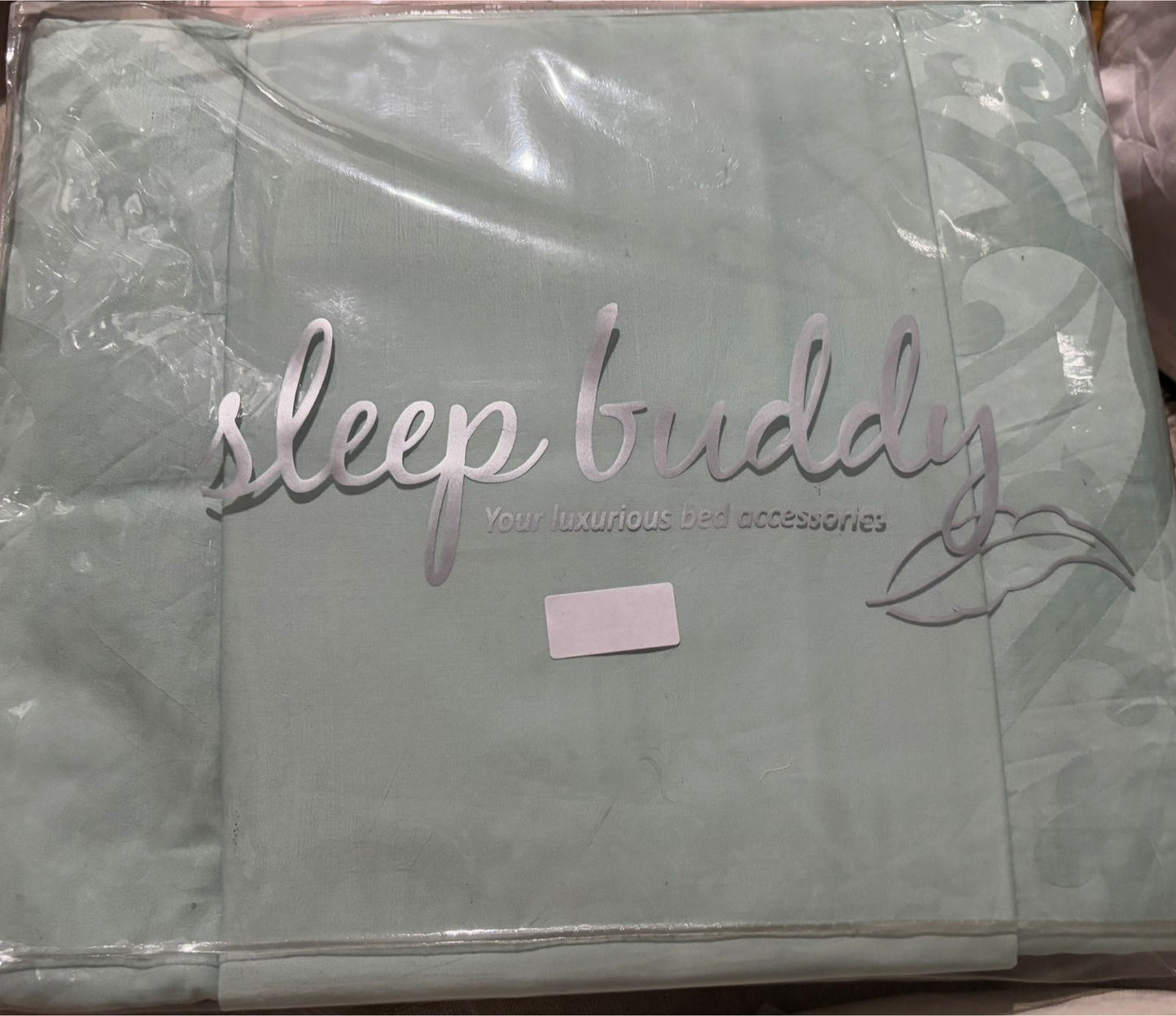 Sleep Buddy Set Sprei Mint Wave T.20 Jacquard Lyocell