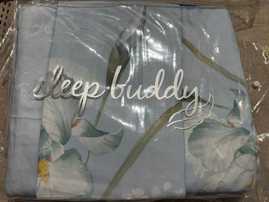 Sleep Buddy Set Sprei Blue Garden Lyocell 60s