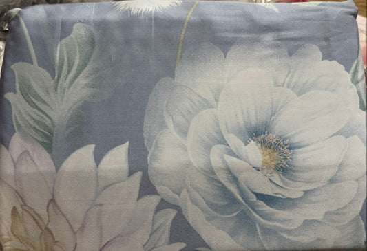 Sleep Buddy Set Sprei Light Purple Garden Lyocell 60s