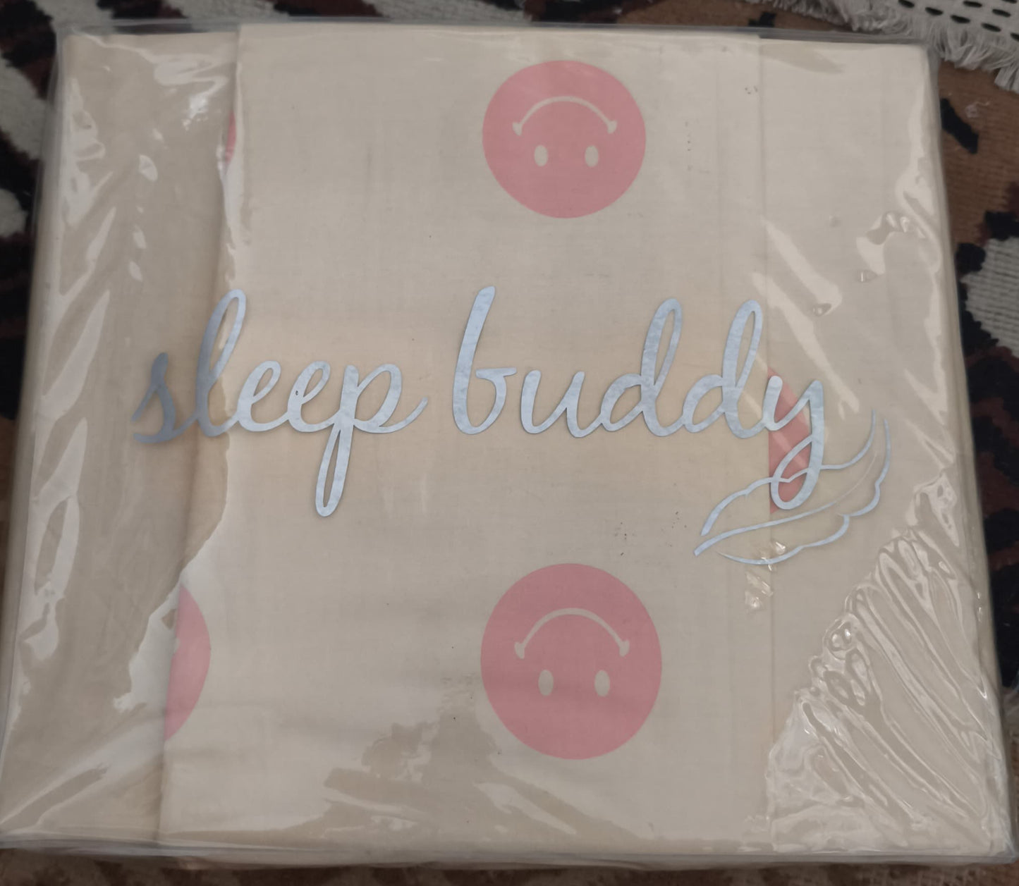 Sleep Buddy Set Sprei Smiley Sunset Cotton Sateen