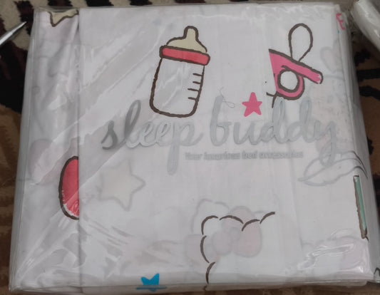 Sleep Buddy Set Sprei Baby Hello Kitty Cotton Sateen