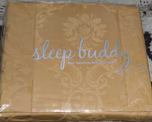 Sleep Buddy Set Sprei Gold Flowery Jacquard Lyocell