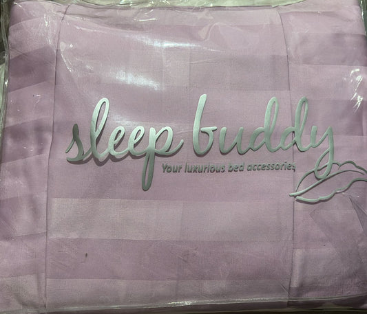 Sleep Buddy Set Sprei Salur Lavender Jacquard Lyocell