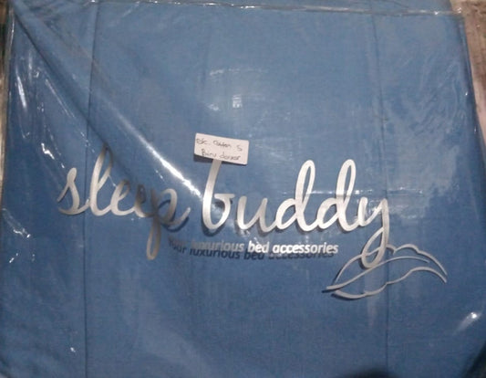 Sleep Buddy Set Sprei Blue Dongker Cotton Sateen