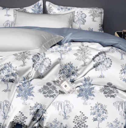Sleep Buddy Set Sprei Alette White Lyocell 60s