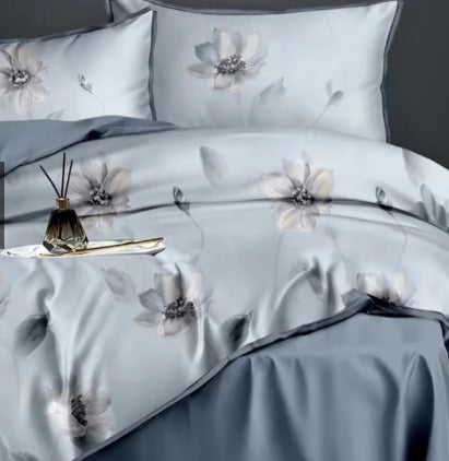 Sleep Buddy Set Sprei Callie Blue Lyocell 60s