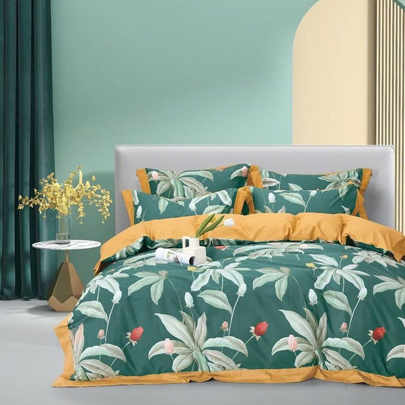 Sleep Buddy Bed Cover Only Big Leaf Cotton Sateen