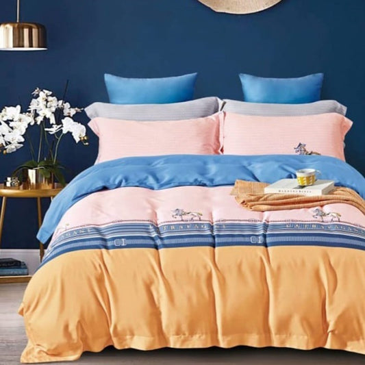 Sleep Buddy Set Sprei Horse Line Cotton Sateen