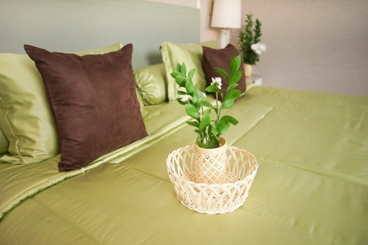 Sleep Buddy Set Sprei Plain Series Green Lyocell 60s