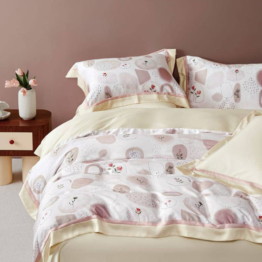 Sleep Buddy Set Sprei Roses Calm Lyocell 60s